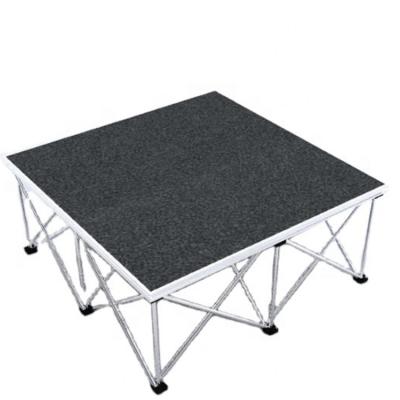 China Cheap Outdoor Concert Stage Safety Events Aluminum Folding Portable Stage Platform for sale