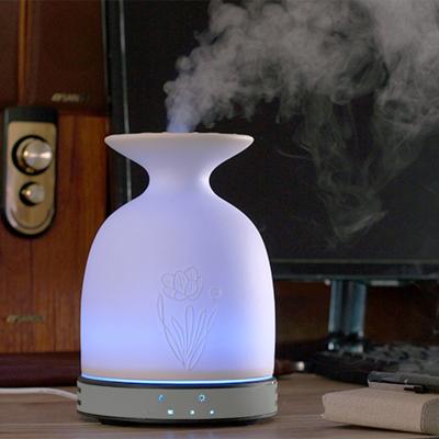 China Household Ceramic Automatic Cool Mist Humidifier Ultrasonic Air Aroma Diffuser for sale