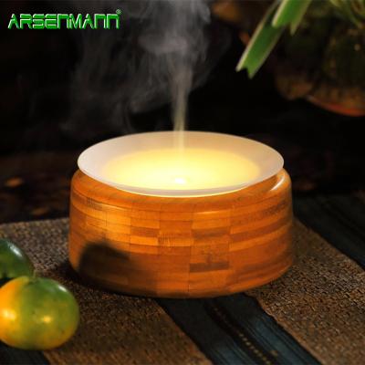 China Color Changing 2022 Ultrasonic Wood Grain 3d Essential Oil Bamboo Aroma Diffuser Factory Direct Sale Light Wooden Color Changing LED Light for sale