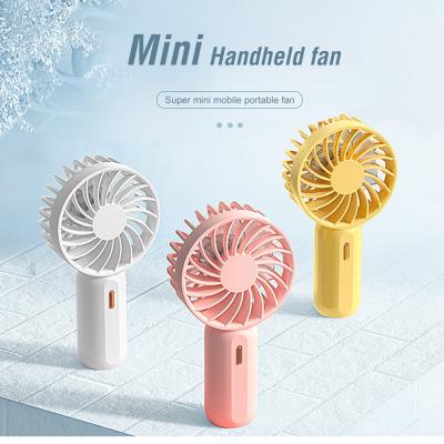 China Protable 3 Modes Summer Mini Cooling Fan Portable USB Rechargeable Small Fans Handheld Ultra Quiet Cooler For Travel Office for sale