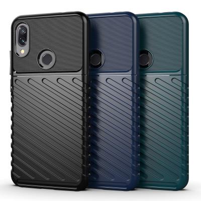 China High Quality For Xiaomi Redmi Note 7 Pro Case Silicone Shield Soft Rubber Rugged Military Protect For Xiaomi Note7S Phone Case for sale