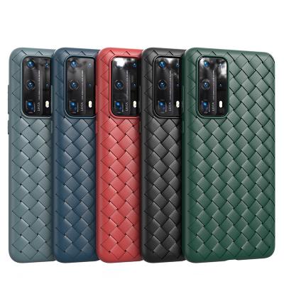 China High Quality For Huawei P40 Pro Case Armor Pattern TPU Heat Dissipation Silicone Luxury Leather Case For Huawei P40 P40 Pro Case Capa for sale