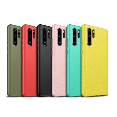 China High Quality Silicone Eco-friendly Case For Huawei P30 Lite Pro Back Cover For Huawei P30 Pro TPU Shockproof Wheat Straw Cases Coque Fundas de Huawei P30 for sale