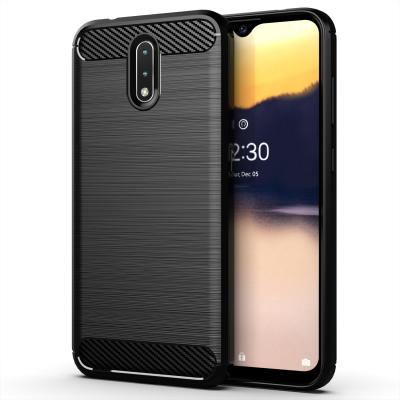 China High Quality Silicone Case For Nokia 2.2 Phone Case Carbon Fiber TPU Shockproof Fitted Durable Phone Cover For Nokia 2.3 Phone Case for sale