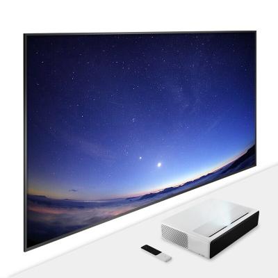 China Wall Mounted 120 Inch ALR Crystal Projector Screen Anti-light PET Narrow Edge Frame Projector Screen for sale