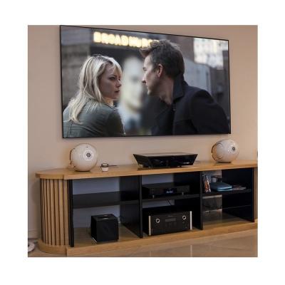 China Frame Wall Mounted Edgeless Screen, Ambient Light Black Diamond Projection Screen for sale