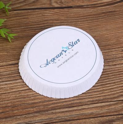 China New Classic/Postmodern Disposable Stan Cap Paper Cup Cover Cup Lid For Hotel SPA Airline Cruise for sale