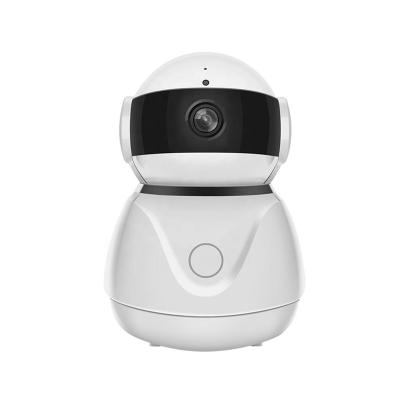 China Indoor NIGHT VISION robot wifi IP camera with memory card work with Amazon Alexa Google home camera for sale