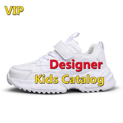 China Hot Sale Brand Kids Lightweight Luxury Shoes Catalog Famous Kids Designer Inspired Sneakers Boots For Kids for sale