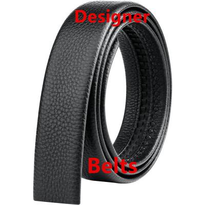 China Decoractive Factory Fashion Auto Buckle Brand Luxury Famous Designer Genuine Leather Dress Pants Belts For Men for sale