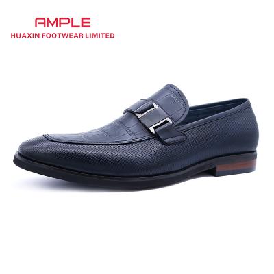 China 2022 Breathable Business Casual Soft Sole Synthetic Loafers Black Leather Shoes For Men for sale