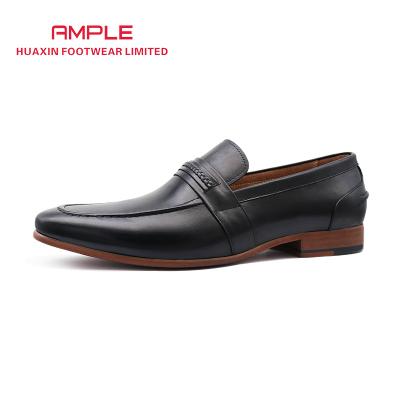 China Factory Custom High Quality Hand Painted Leather Loafer Shoes Men's Breathable Stylish Oxford Shoes for sale