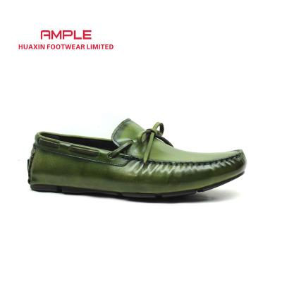 China Damping Formal Genuine Fashion Moccasin Men Casual Leather Shoes for sale