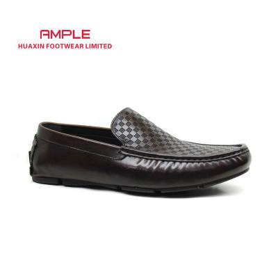 China Cushioning Fashion Italy Design Casual Moccasin Formal Flat Shoes Genuine Leather for sale