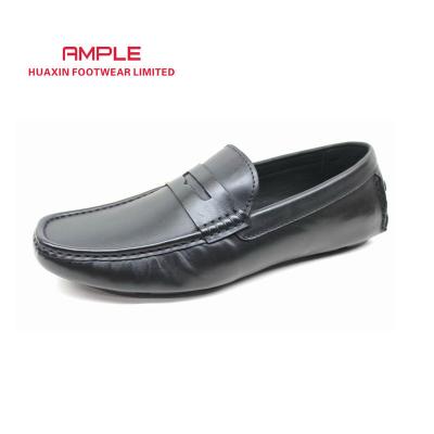 China Damping Loafers Handmade Leather Men's Moccasin Shoes Men's Leather Business Shoes for sale