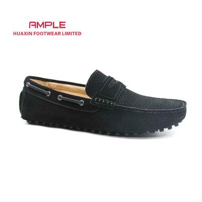 China Fashion Trend Moccasin Shoes For Men Design Genuine Leather Mens Suede Leather Shoes Italian Mens Shoes for sale
