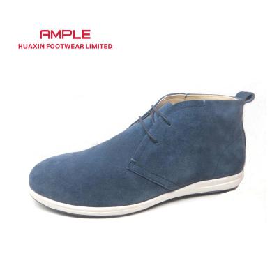 China Fashion Trend Mens Fashion Handmake Genuine Leather Casual Ankle Boots for sale