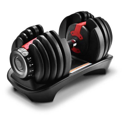 China Dumbbell Disc Factory OEM Dumbbell Set Custom Adjustable Exercise Dumbbell 90lbs for sale