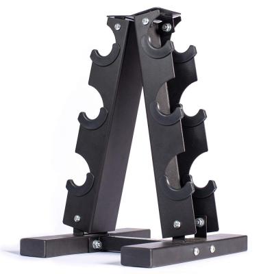 China Office Home Fitness Gym Use One Type 3 Pair Dumbbell Universal Dumbbell Rack for sale