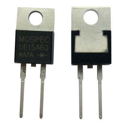 China Original and genuine stock UE15A60 TO-220A MOSFET transistor ST diode UE15A60 TO-220A for sale