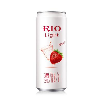 China Cocktail 330ml Strawberry Lactobacillus Vodka Cocktail New 2022 330ml Ruiao for sale