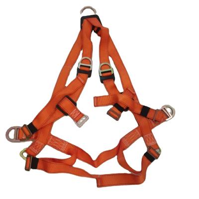 China High quality high tenacity manufacturers full body safety harness with 5 rings for sale