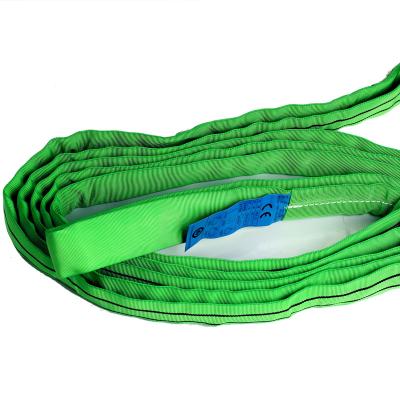 China GREEN Round Goods Lifting Sling 54.5MM*2T*6M for sale