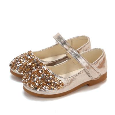 China Non-slip Rhinestone Crystal Shoes For Girls Mosengkw Girl Dance Casual Single Shoes Kid Shoes for sale