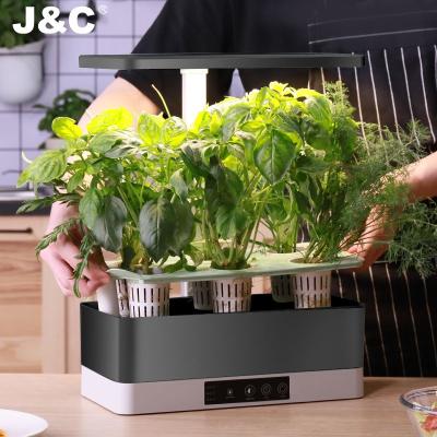 China Functional J&C Minigarden Annecy 2021 Mini Smart Garden System Indoor Hydroponic Garden Planter Cultivator Black 2021 for sale