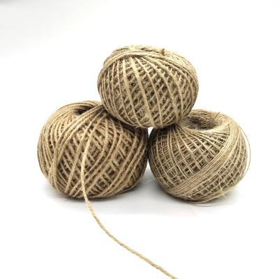 China Craft Works Wholesale Natural Jute Twist 1mm 1.5mm 2mm Jute Rope for sale