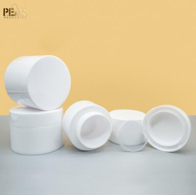 China Double Color PP Wall Face Cream Jar Packaging 10g 20g 30g 50g 100g 150g 250g Cosmetic Plastic Cream Jar Jar for sale