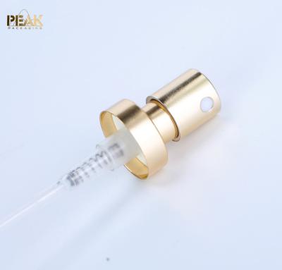 China Non-Refillable Factory Sell 20/400 Aluminum Color Crimp Perfume Spray Pump Custom Nozzle for sale