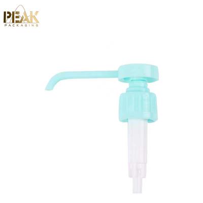 China 28/410 Screw Lotion Plastic Dispenser Pump Custom Plastic Screw Up Lotion Pump With Safe Tamper for sale