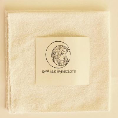 China 100% facial silk washcloths 30*30cm Exfoliator 	Silk Fabric Cloth Mihua or Customized for sale