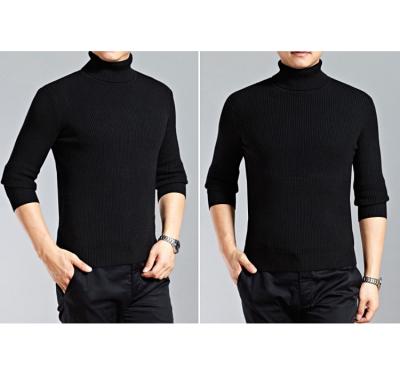 China Breathable Mens Silk Polo Neck Sweater 100% Mulberry Silk Silk Polo Neck Sweater for sale