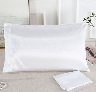 China healthy& Eco-friendly 100% mulberry silk pillow case 19momme charmeuse silk 8 colors for options ready stock to ship anytime for sale