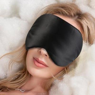 China Moisturizer Mulberry Silk Eyemask 19 Momme Weight 100% Charmeuse Silk for sale