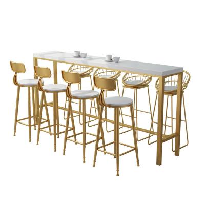 China Contemporary Modern Bar Counter Furniture Solid Wood Leisure Dining Bar Chairs Stools for sale