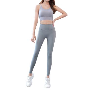 China QUICK DRY women shape fitness and yoga wear solid high waisted yoga pants for sale