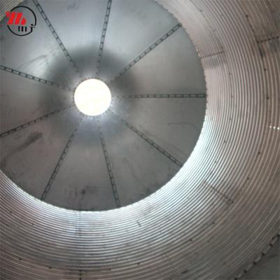 China Poultry Farm Used Feed Storage Hot Galvanized Silo For Animal Feed Such Poultry Chicken for sale