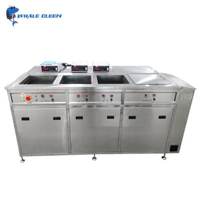 China custom 1200KW Ultrasonic Cleaning Engine Block Machine With Four Tank for sale