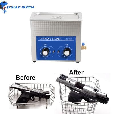 China Mechanical Timer Ultrasonic Gun Cleaner 200 Watt 10L For Hand Gun for sale