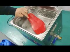 Ultrasonic Cleaner Cleans Shoe Last