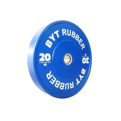 China BYT Universal Wholesale Gym Bumper Plate Rubber Bumper Plate for sale