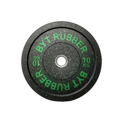 China Popular BYT Bodybuilding Weight Plate Gym Crumb Bumper Plate Bumper Plate for sale