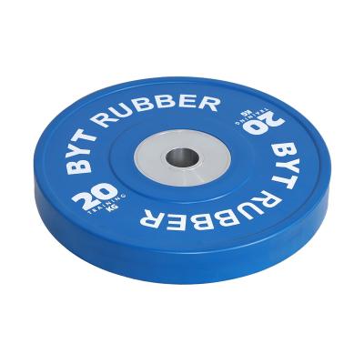 China BYT Universal Fitness Accessories Dumbbell Plates Competition Set Bumper Books Bumper Plates for sale