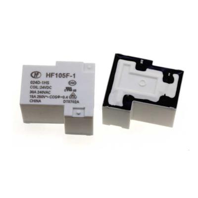 China Sealed electromagnetic relay HF105F-1-024D-1HS JQX-105F-1-024D-1HS 24V 8A 4pin for sale