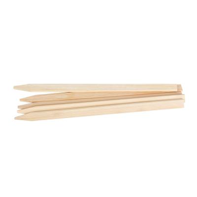 China 100% Natural BBQ Skewers Easily Cleaned Flat Bamboo Tools With Package Custom for sale