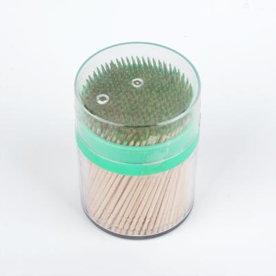 China Disposable Mint Bamboo Flavor Toothpick Bottle Package for sale