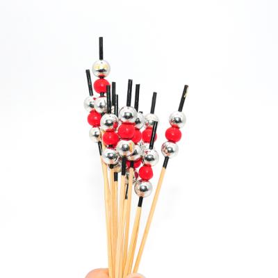 China Heat Resistance Popular Nature Stick Skewer Bamboo Fruit Appetizer Bamboo Picks for sale